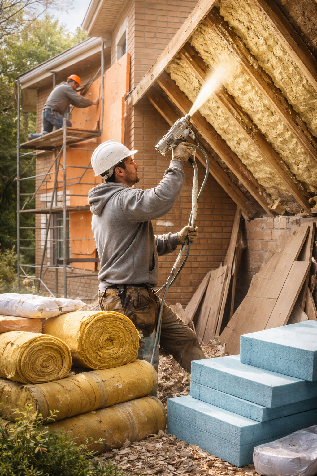 Утепление домов в Королев под ключ от 4367 руб/м2 | Профессионально — ТепломастерКор