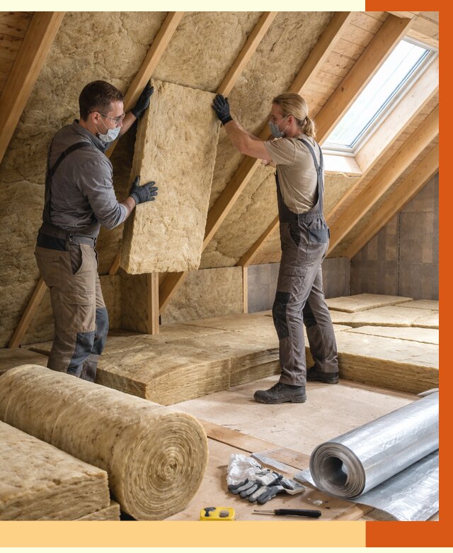 Утепление мансарды минватой в Королев от 4367 руб./м2 — монтаж и пароизоляция | ТепломастерКор