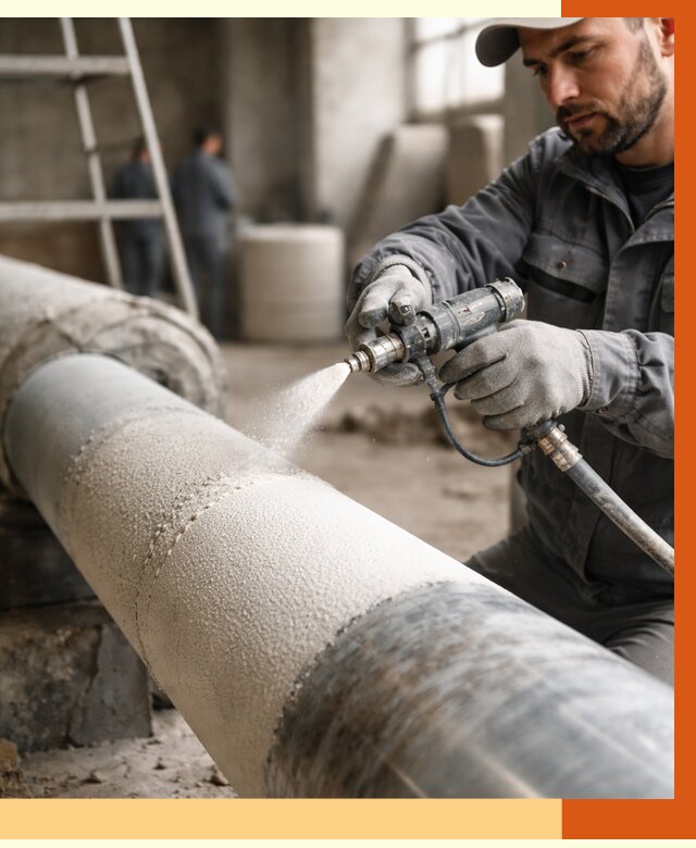 Утепление труб жидкой теплоизоляцией в Королев от 7798 руб. под ключ | ТепломастерКор