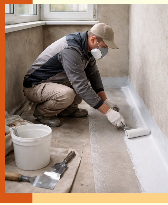 Утепление балкона жидкой теплоизоляцией в Королев