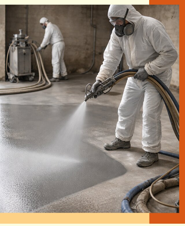 Гидроизоляция полимочевиной в Королев от 8837 руб/м² — напыление полимерной гидроизоляции | ТепломастерКор