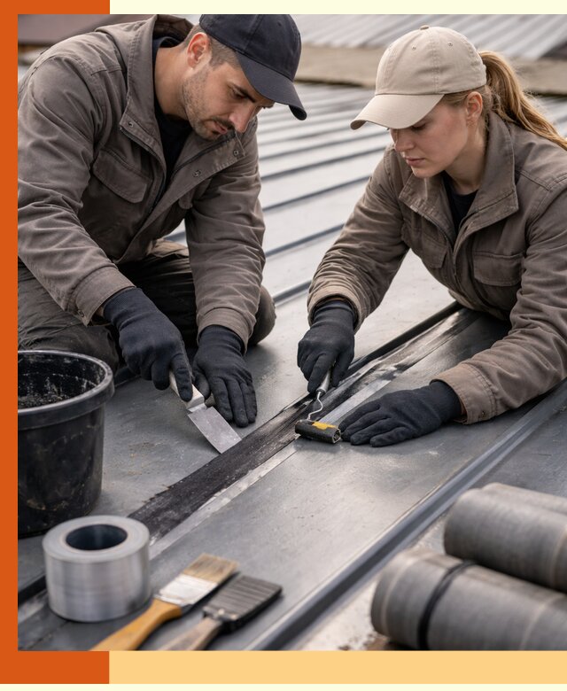 Гидроизоляция фальцевой кровли в Королев качественно и надежно